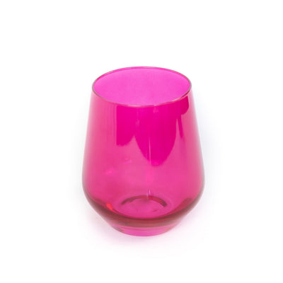 Estelle Colored Wine Stemless - Set of 6 {Viva Magenta (Our Fuchsia)}