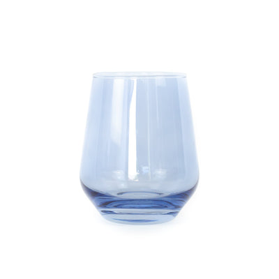 Estelle Colored Wine Stemless - Set of 6 {Cobalt Blue}