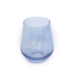 Estelle Colored Wine Stemless - Set of 6 {Cobalt Blue}