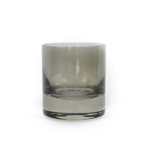 Estelle Colored Rocks Glass - Set of 6 {Gray Smoke}