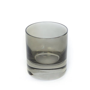 Estelle Colored Rocks Glass - Set of 6 {Gray Smoke}