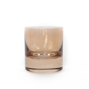 Estelle Colored Rocks Glass - Set of 6 {Mocha Mousse (Our Amber Smoke)}
