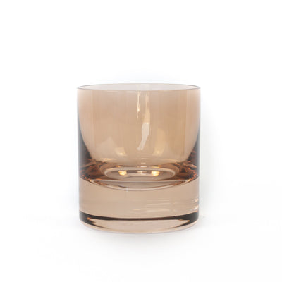 Estelle Colored Rocks Glass - Set of 6 {Mocha Mousse (Our Amber Smoke)}