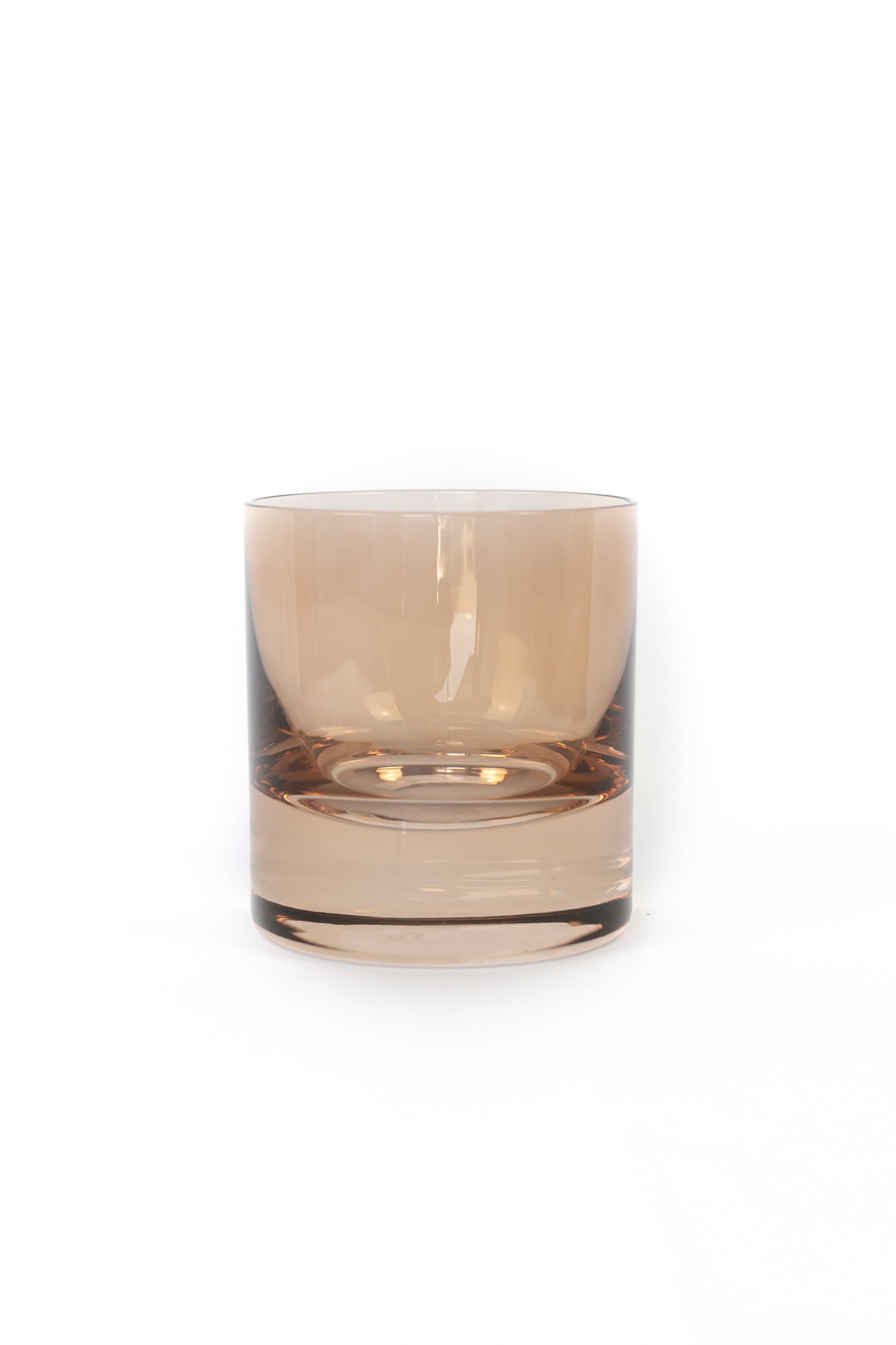 Estelle Colored Rocks Glass - Set of 6 {Mocha Mousse (Our Amber Smoke)}