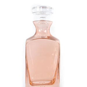 Estelle Colored Decanter- Heritage {Blush Pink}