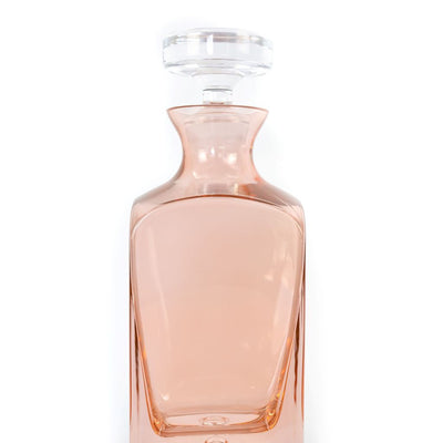 Estelle Colored Decanter- Heritage {Blush Pink}