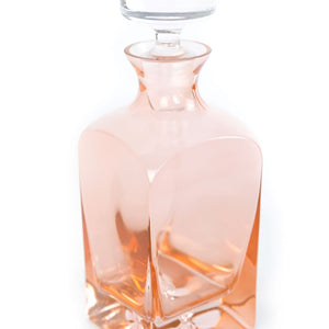 Estelle Colored Decanter- Heritage {Blush Pink}