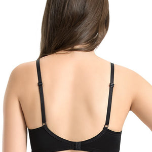 every de Padded Non-Wired Classic Concealer T-Shirt Bra - Black