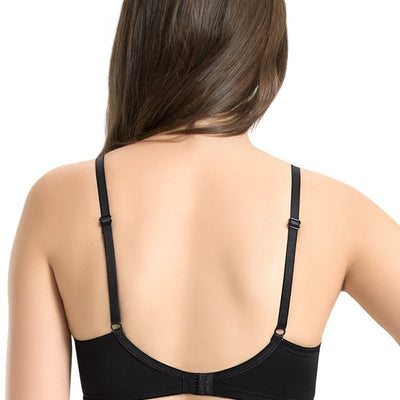 every de Padded Non-Wired Classic Concealer T-Shirt Bra - Black