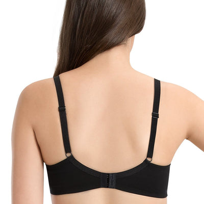 every de Non-Padded Non Wired Smoothing Crossover Bra - Black