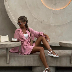 Miso Summer Two Piece Set in Blush