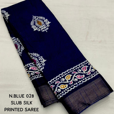 Soft Silk Batik Print Saree