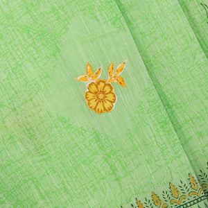 Hand Block Printed South Cotton Saree