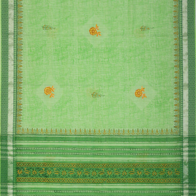 Hand Block Printed South Cotton Saree