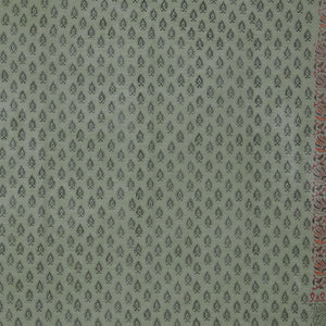 Hand block printed south cotton saree
