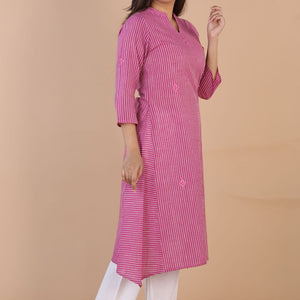 Ethnic woven striped kurti