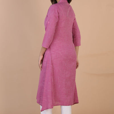Ethnic woven striped kurti