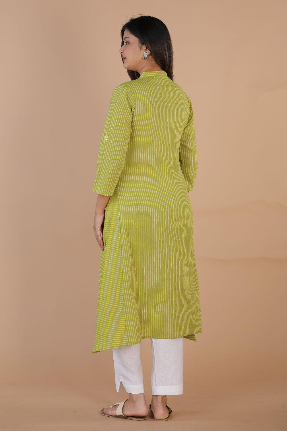 Ethnic woven striped kurti