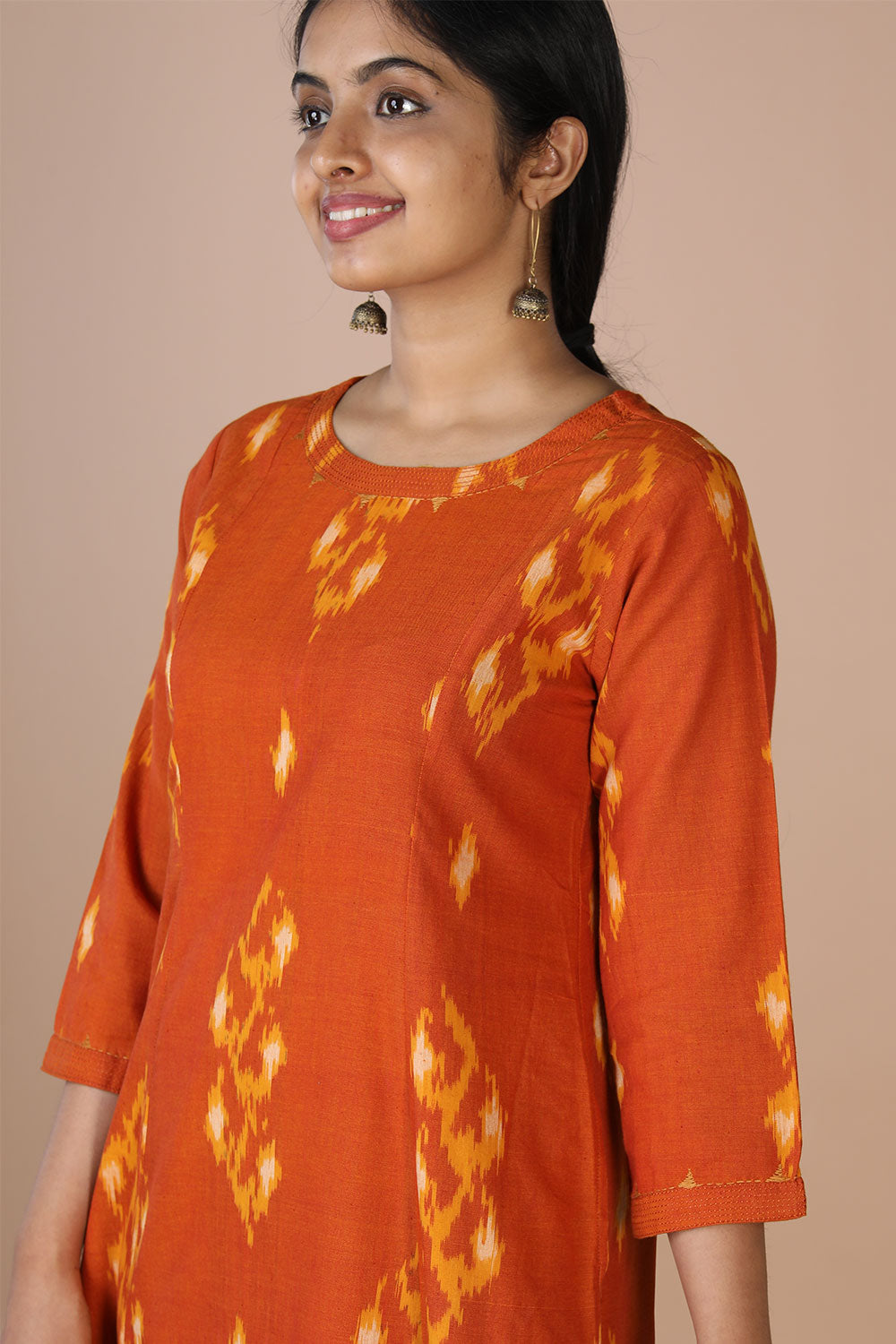 Handwoven Ikat kurta