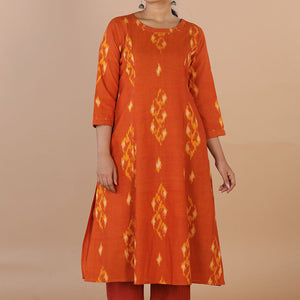 Handwoven Ikat kurta