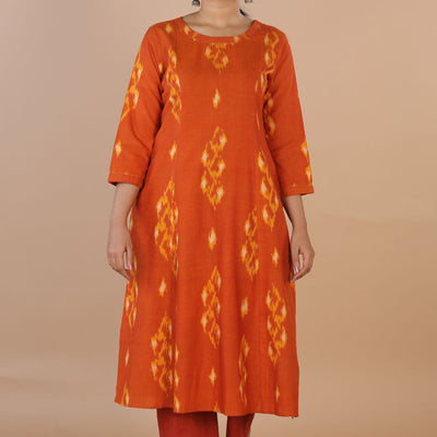 Handwoven Ikat kurta