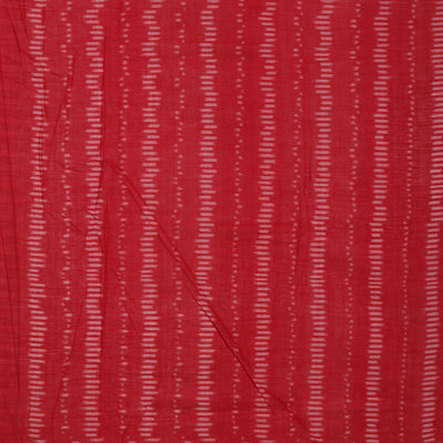 Dahlia pink square weave pattern Pochampally cotton ikat Saree