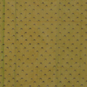Hand block printed cotton saree