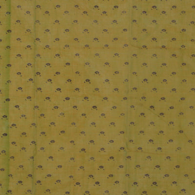 Hand block printed cotton saree