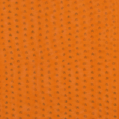 Hand block printed cotton saree
