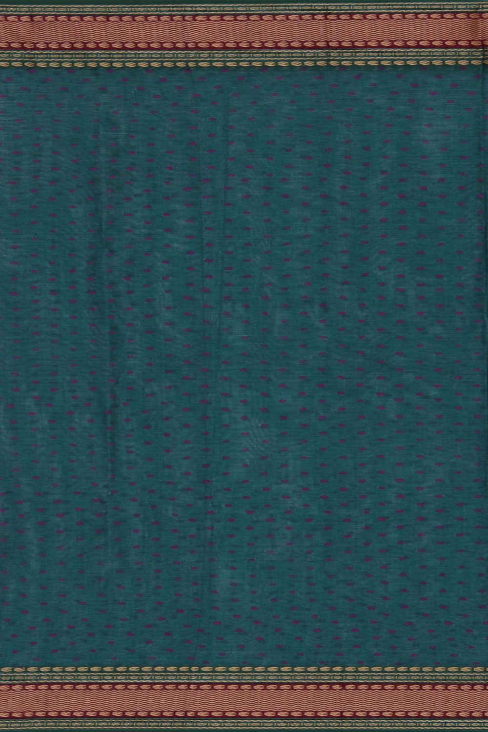 Hand block printed cotton saree