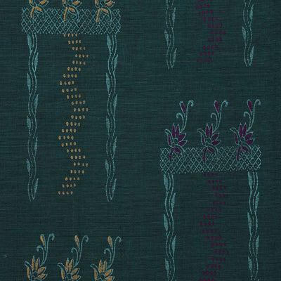 Hand block printed cotton saree