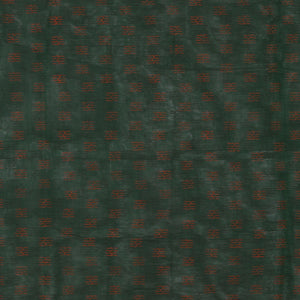 Hand block printed cotton saree