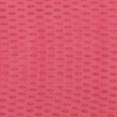 Hand block printed cotton saree
