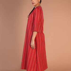 Fiesty Red cotton Kurti