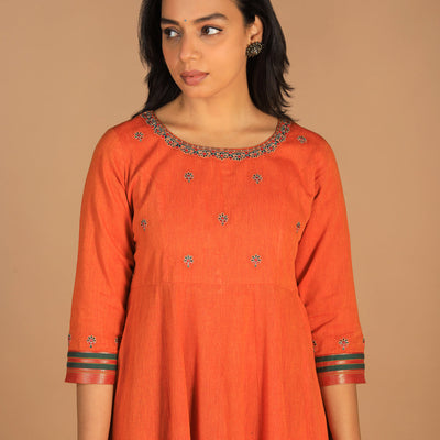Festive wear Panelled kurta