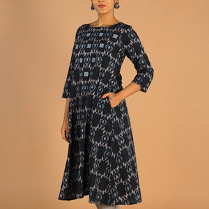 Cotton Ikat kurti
