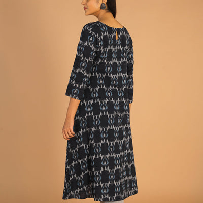 Cotton Ikat kurti