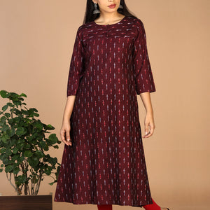 Cotton Ikat kurti