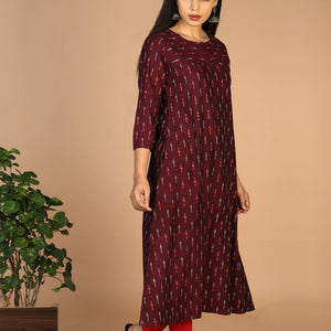 Cotton Ikat kurti