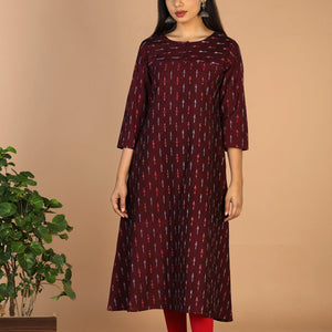 Cotton Ikat kurti