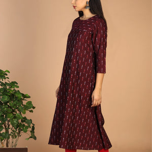 Cotton Ikat kurti