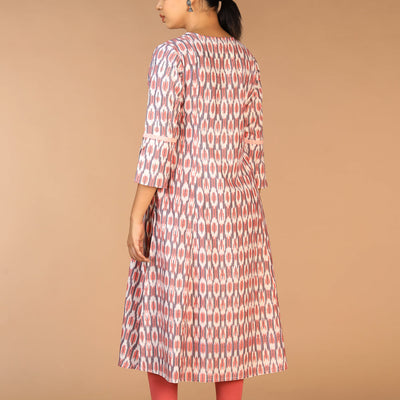 Cotton Pochampally Ikat kurti