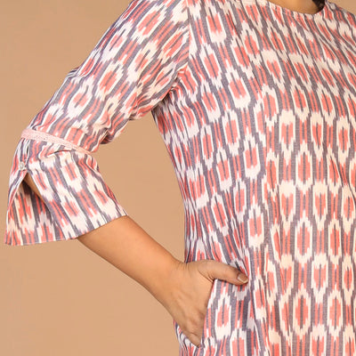 Cotton Pochampally Ikat kurti