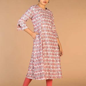 Cotton Pochampally Ikat kurti