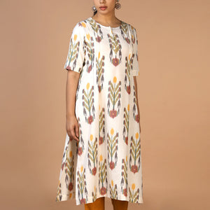 Handwoven cotton Pochampally Ikat Kurta