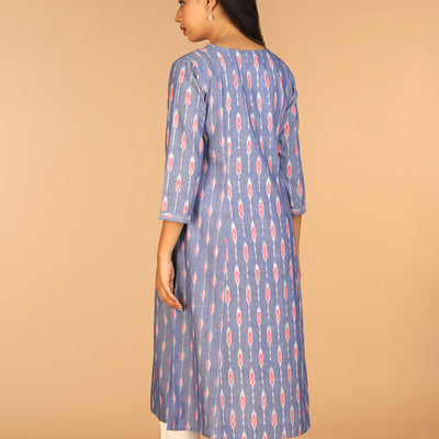 Cotton Pochampally Ikat kurti