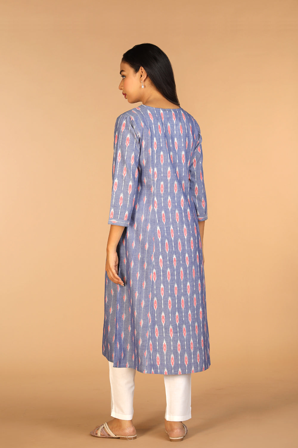 Cotton Pochampally Ikat kurti