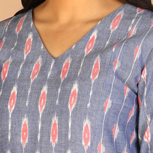Cotton Pochampally Ikat kurti