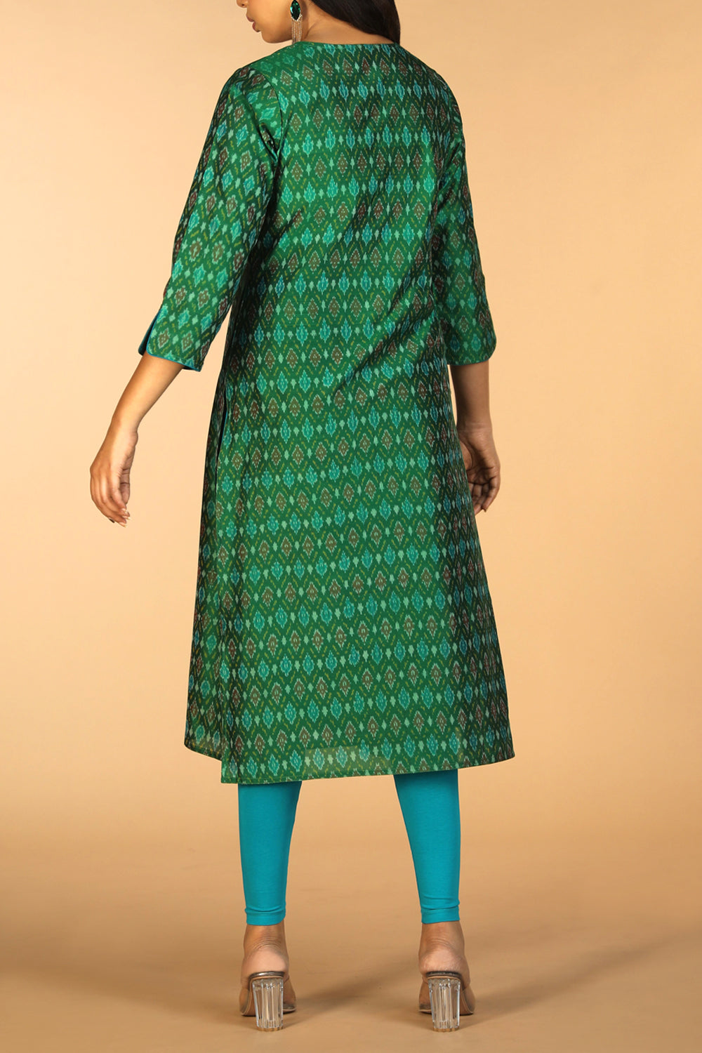 Handwoven  Pochampally silk  Ikat kurta