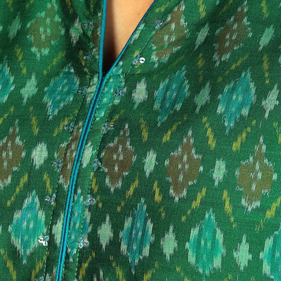 Handwoven  Pochampally silk  Ikat kurta
